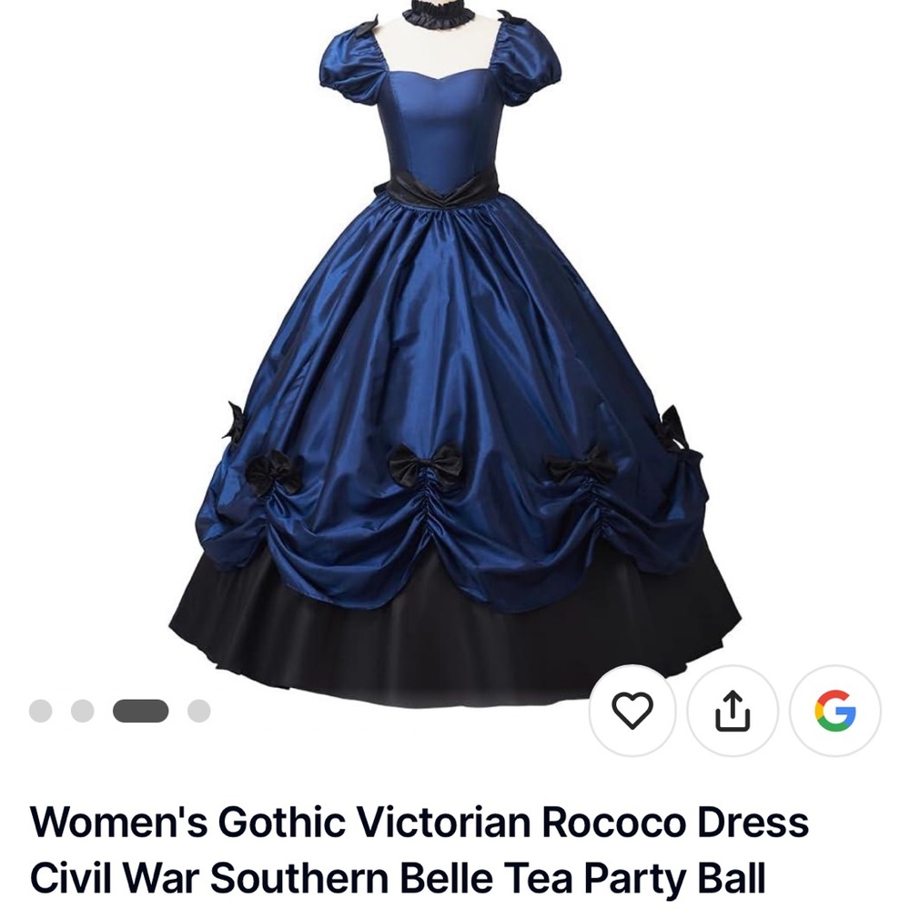Women’s goethic rococo dress